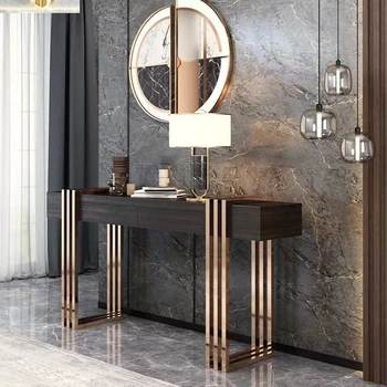 Новый шкаф для веранды в китайском стиле, стол для веранды, стол для гостиной, современный простой шкаф для прихожей, светлый стол для входа в роскошный стиль