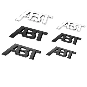 3D Металлический Логотип ABT Передняя Решетка Боковое Крыло Значок Эмблема Заднего Багажника Багажника Автомобильная Наклейка для VW Audi A3 A4 A5 A6 A7 A8 Q3 Q5 Q7 TT RS