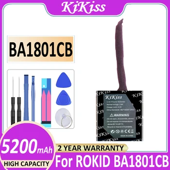 Оригинальный аккумулятор KiKiss 5200 мАч для ROKID BA1801CB Digital Bateria