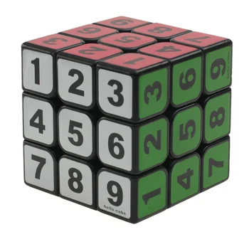 Лучший ZCUBE Neo Magic Sudoku Digital Cube 3x3x3 Профессиональный 3x3 Кубический Скоростной Номер Головоломки Развивающие Игрушки Для Детей Взрослых