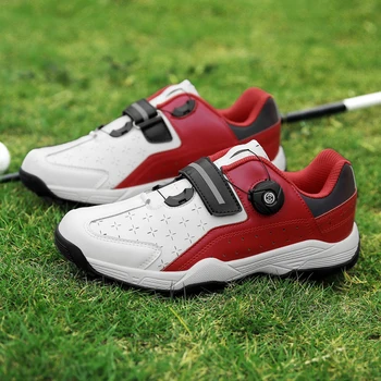 Новая обувь для гольфа, мужская и женская обувь для бадминтона, высококачественная нескользящая водонепроницаемая мужская обувь для гольфа 35-47