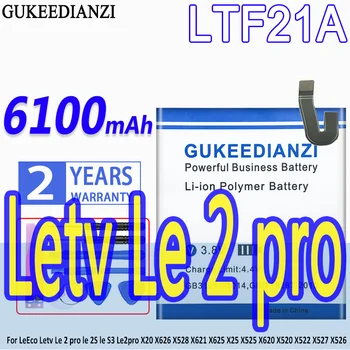 Аккумулятор GUKEEDIANZI Высокой Емкости LTF21A 6100mAh Для LeEco Letv X621 X625 X25 X525 X620 X520 X522 X527 X526