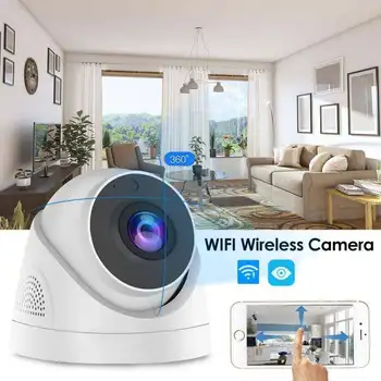 IP-камера 1080P Wifi Камера видеонаблюдения CCTV HD Ночного видения Двухсторонняя аудио Облачная камера для умного дома с поддержкой 32G TF-карты