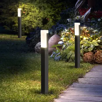 Новая уличная водонепроницаемая светодиодная лампа для газона Современная индукционная колонная лампа Для украшения сада, двора, Ландшафтная лампа