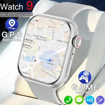 Смарт-часы Watch 9 Game с GPS для мужчин и женщин, здоровье, Спорт, фитнес, Bluetooth-вызов, водонепроницаемые смарт-часы для Apple Watch PK HK9 PRO MAX