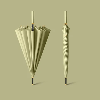Зонт с длинной ручкой из стекловолокна, дождевик с длинной ручкой, зонт с 16 костями, зонты от солнца (для больших уличных зонтов, зонт от солнца