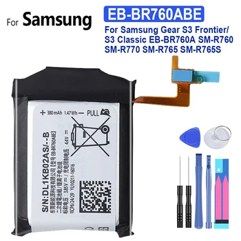 Аккумулятор для часов EB-BR760ABE 380 мАч для Samsung Gear S3 Frontier/S3 Classic EB-BR760A SM-R760 SM-R770 SM-R765 SM-R765S