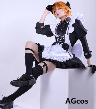 AGCOS Предпродажа костюмов для косплея Genshin Impact Tartaglia Maid для мужчин и женщин
