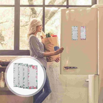 Магнитный блокнот, магнитные стикеры со списком дел, блокноты для заметок на холодильнике, блокнот для покупок на холодильнике