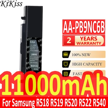 KiKiss Мощный Аккумулятор 11000 мАч Для Samsung AA-PB9NC5B AA-PB9NC6B R518 R519 R520 R522 R540 R580 R610 R620 R700 R425 R430