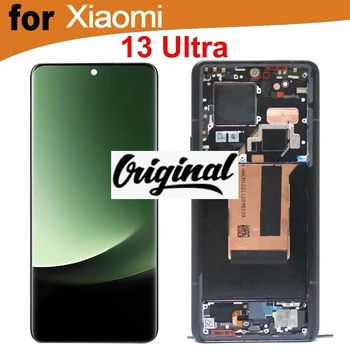 6,73 дюйма, оригинальный AMOLED для Xiaomi 13 Ultra, ЖК-дисплей, сенсорная панель, дигитайзер для Xiaomi 13 Ultra, Экранная часть дисплея