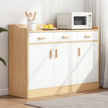Многослойные Простые кухонные шкафы, Современный шкафчик для гостиной, Деревянная кухонная мебель, Буфет для домашней кухни, Офисный шкаф для чая