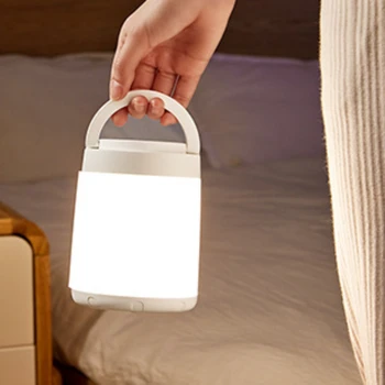 Прикроватный сенсорный ночник Портативный светодиодный с регулируемой яркостью USB зарядка для спальни гостиной кабинета чтения работы