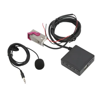 Адаптер стерео AUX, легкий кабель аудиоадаптера высокой прочности с микрофоном для автомобиля
