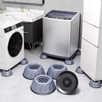 Нескользящие ножки стиральной машины, нескользящие коврики, антивибрационный коврик для холодильника, коврик для кухни, ванной, антивибрационный коврик для ног
