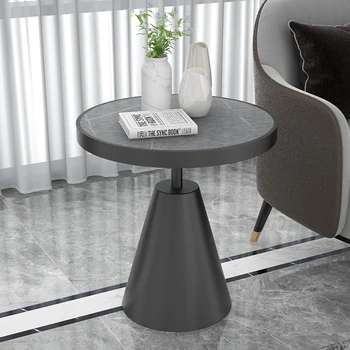 Журнальный столик с мраморным центром, круглый Роскошный Металлический столик для скворечника в гостиной, стол для завтрака Mesas De Jantar Furniture GPF40XP