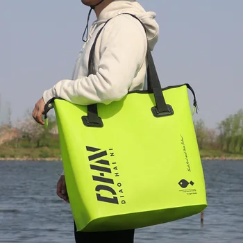 Многофункциональная рыболовная сумка EVA Сумки для защиты от рыбы Сумки для живых рыб Портативный Складной Водонепроницаемый аквариум для рыбалки xa182wd