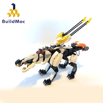 BuildMoc Hot Scrounger Gizamon Роботы Модель Набор строительных блоков Mecha Tooth Monsters Кирпичи Игрушка Подарки детям на День рождения