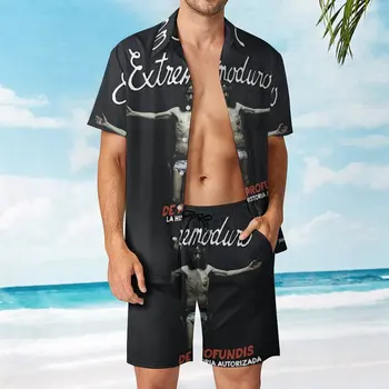 Комплект из 2 предметов, брючный костюм Extremoduro 4, высококачественный мужской пляжный костюм, новинка, для выхода в свет, размер США