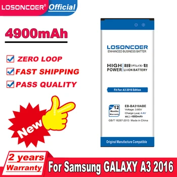 LOSONCOER 4900 мАч EB-BA310ABE для Samsung Galaxy A310 A3 A3100 A310F 2016 Edition A5310 Аккумулятор
