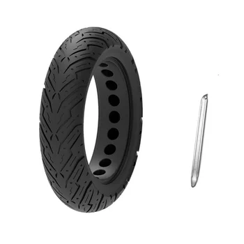 Амортизирующая резиновая шина, прочная шина для скутера, антивзрывная шина, сплошная шина для электрического скутера Ninebot Max G30, черный