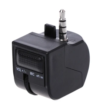 E9LB 3,5 мм Мини-микрофон для управления звуком микрофона Адаптер гарнитуры для контроллера