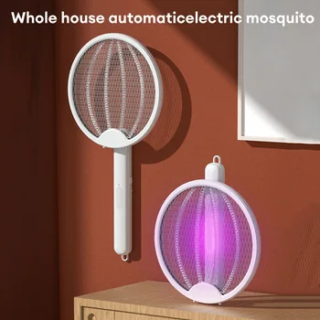 Электрическая ракетка от комаров 4 В 1; Складная USB-перезаряжаемая УФ-лампа от комаров; Световая волна; приманка от комаров; Электрический убийца насекомых; Новинка
