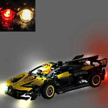 USB-подсветка для конструктора Lego 42151 Technic Bugatti Bolide Racing Car Строительные блоки Brick-в комплект не входит модель Lego
