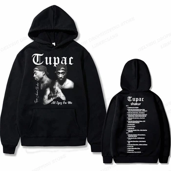 Tupac-Sudadera con capucha de 2pac para hombre y mujer, sudaderas con capucha de moda para niños, sudaderas de Hip Hop, abrigos