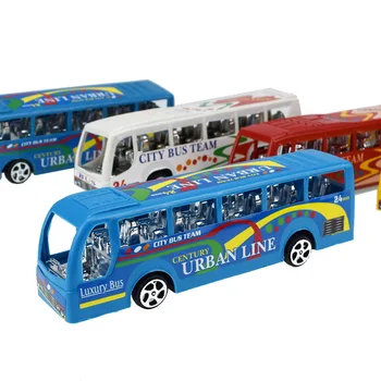 Детский игрушечный автомобиль, имитирующий игрушечный автобус, модель детской игрушки-головоломки, Инерционный многоцветный автобус, Лучшие подарки на день рождения