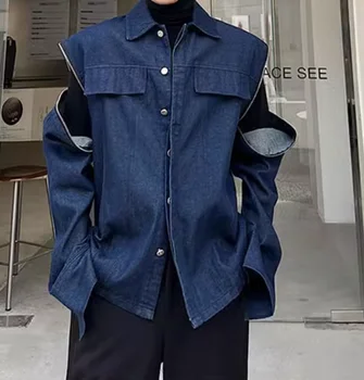 SuperAen Осенняя Новая джинсовая рубашка Женская с длинным рукавом Корейский дизайн Корейская джинсовая рубашка пальто