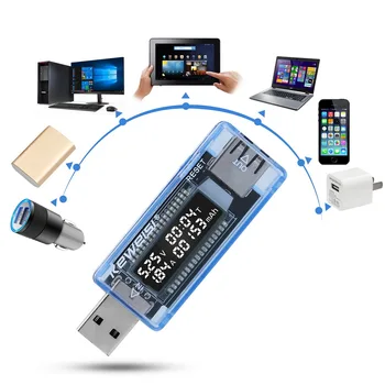 Цифровой Вольтметр DIYWORK, амперметр текущего напряжения, USB-тестер батареи, вольтметр, тестер емкости зарядного устройства