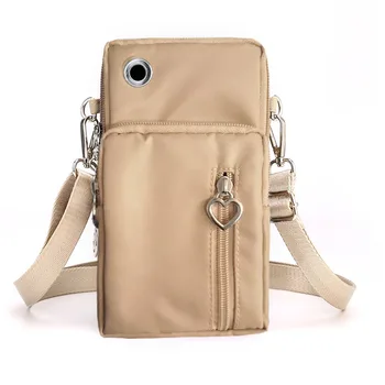 Модные кошельки Для женщин, нейлоновая сумка для рук с несколькими карманами, сумка для телефона и кошелек большой емкости на молнии в одном флаконе