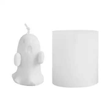 Ароматическая свеча Ghost Halloween Силиконовые формы для изготовления мыла ручной работы, Гипсовые формы для изготовления свечей, Предметы домашнего декора для вечеринки
