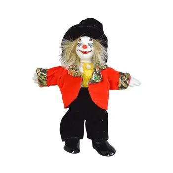 Фигурка куклы-клоуна 18 см, украшения для кукол, декоративные для настольного карнавального декора