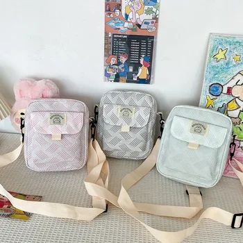 Японская милая маленькая свежая девушка, маленькая сумка-мессенджер, сумка для мобильного телефона, сумка для покупок и отдыха, женская сумка через плечо на одно плечо.