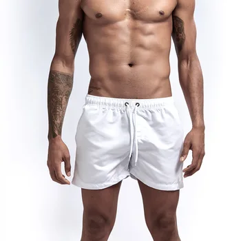 Летние мужские пляжные шорты, повседневные, однотонные, модные, с несколькими карманами, из полиэфирного волокна, Свободные, прямые, с 3 указателями