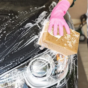 Губка для мытья автомобилей Honeycomb Инструменты для чистки и протирки автомобильной кухни Принадлежности для бытовой уборки и обслуживания