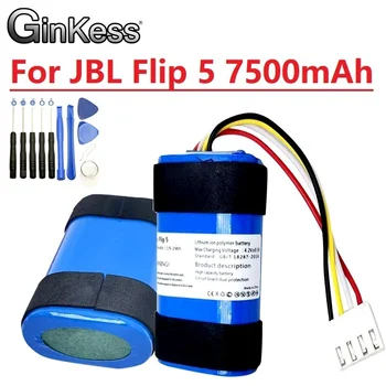 7500mah Для JBL Flip5 Аккумуляторная Батарея Для JBL Flip 5 Flip5 SUN-INTE-152 Bluetooth Динамик Литий-Ионные Сменные Батареи