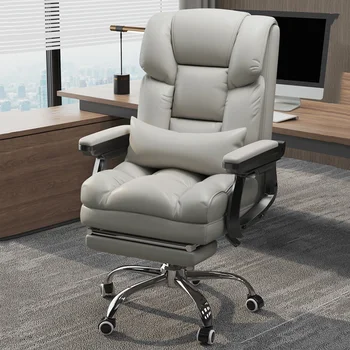 Подушка для спины, Подголовник офисного кресла, чехол для подлокотника, Роскошное кожаное вращающееся кресло для компьютерных игр, Офисная мебель Cadeira Gamer