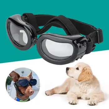 Маленькая собачка Рождественские украшения Солнцезащитные очки Очки с защитой от ультрафиолета Защита для глаз с регулируемым ремешком Водонепроницаемая одежда для домашних животных