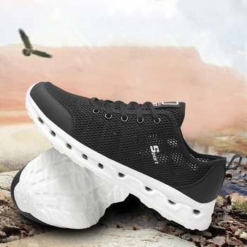 Мужская водная обувь, кроссовки для дайвинга, уличная дышащая пляжная обувь, легкая быстросохнущая обувь для болот, спортивные водные кроссовки, обувь