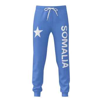 Мужские спортивные штаны с карманами под флаг Сомали, джоггеры для бега трусцой, мужские спортивные повседневные спортивные штаны с завязками