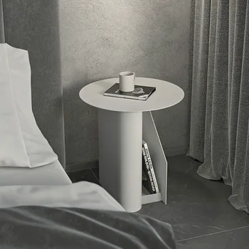Современная прикроватная тумбочка в скандинавском стиле, Портативные маленькие дизайнерские прикроватные тумбочки в минималистичном стиле, Уникальная мебель для комнат в помещении