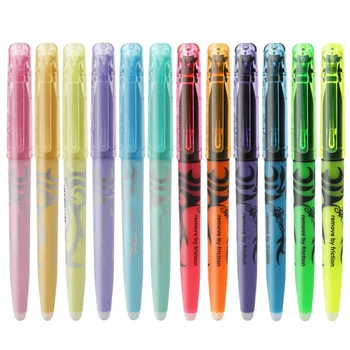 Флуоресцентная маркерная ручка, маркеры, Стираемые маркеры, пастельная ручка для рисования, школьные канцелярские принадлежности, милые канцелярские принадлежности