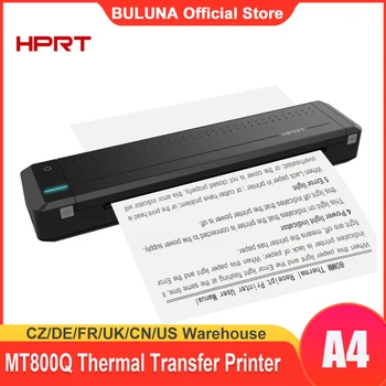 Портативный термотрансферный принтер HPRT MT800Q формата А4, беспроводная печать без чернил с подключением через USB для офиса, школы, автомобиля, принтера для путешествий