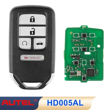 5 шт./лот Atuel IKEY HD005AL Универсальный смарт-ключ с 5 кнопками Autel Remote для Honda