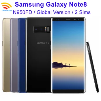Samsung Galaxy Note8 Note 8 Duos N950FD Глобальная версия с двумя Sim-картами 6,3 