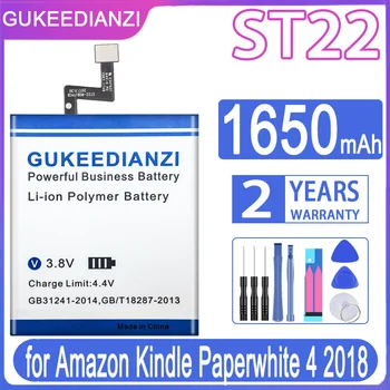 Сменный аккумулятор GUKEEDIANZI ST22 1650mAh для Amazon Kindle Paperwhite 4 2018 Paperwhite4