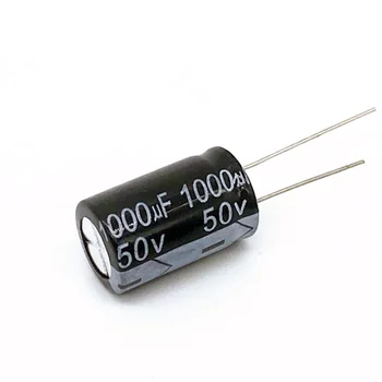 100ШТ Высокое качество 50V1000 МКФ 13*20 мм 1000 МКФ 50V 13*20 Электролитический конденсатор